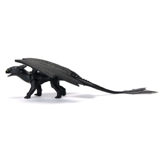 Imagine CUM SA ITI DRESEZI DRAGONUL FIGURINA DRAGON TOOTHLESS CU ARIPI MOBILE 20CM