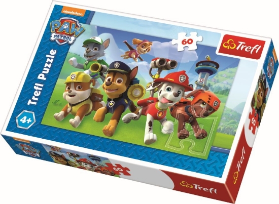 Imagine  Puzzle Trefl 60 Patrula Căţeluşilor Gata de Acţiune