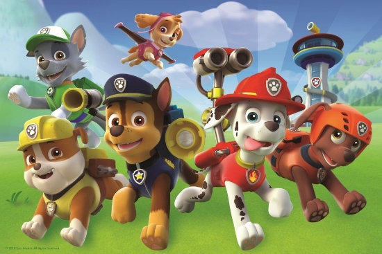 Imagine  Puzzle Trefl 60 Patrula Căţeluşilor Gata de Acţiune