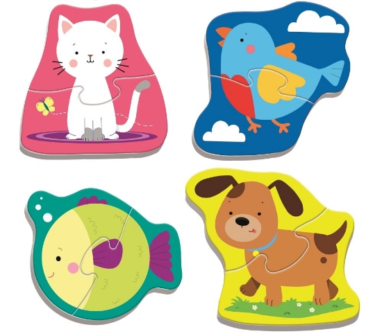 Imagine Puzzle Trefl Baby clasic animale 8 piese