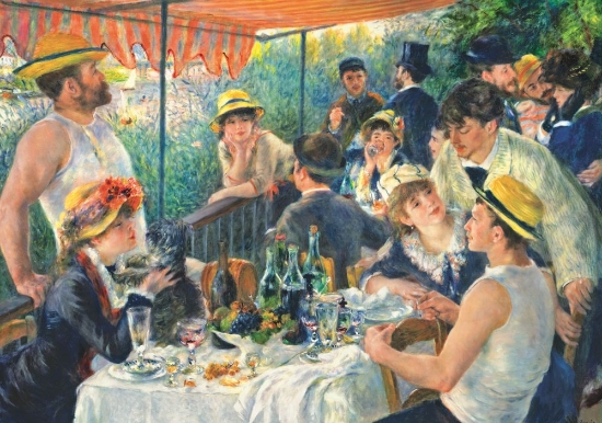 Imagine Puzzle 1000 Renoir Prânzul petrecerii cu barca