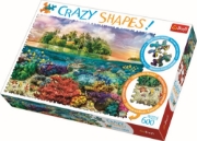 Imagine Puzzle Trefl 600 cu piese ciudate – Insula exotica