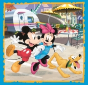 Imagine Puzzle Trefl 3in1 Mickey Mouse și prietenii
