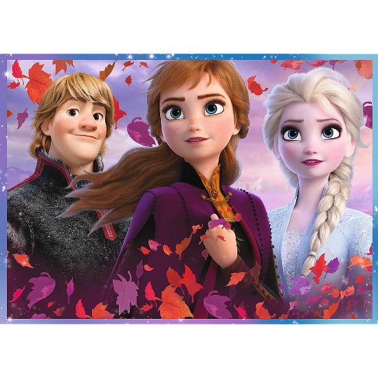 Imagine Puzzle Trefl 4in1 Frozen 2 – Călătorie către necunoscut