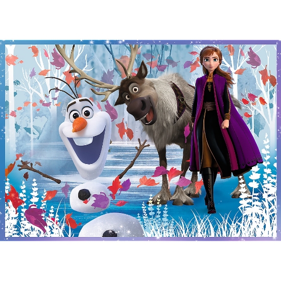 Imagine Puzzle Trefl 4in1 Frozen 2 – Călătorie către necunoscut