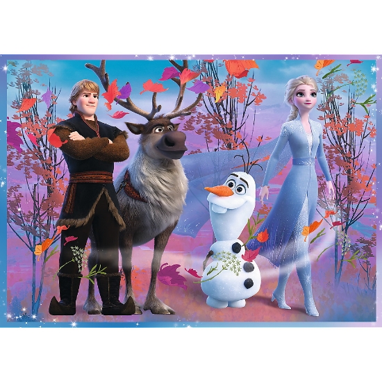 Imagine Puzzle Trefl 4in1 Frozen 2 – Călătorie către necunoscut