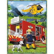 Imagine Puzzle Trefl 2in1 Memo Pompierii în acțiune