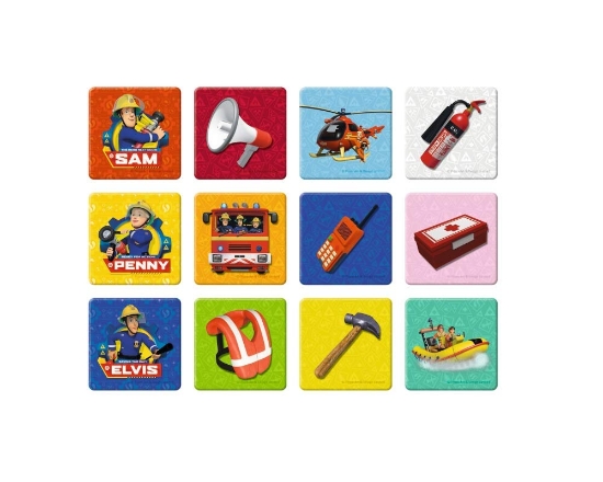 Imagine Puzzle Trefl 2in1 Memo Pompierii în acțiune