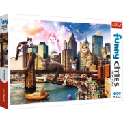 Imagine Puzzle Trefl 1000 Pisicuțe la New York