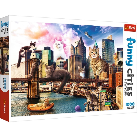 Imagine Puzzle Trefl 1000 Pisicuțe la New York
