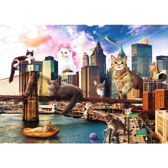 Imagine Puzzle Trefl 1000 Pisicuțe la New York
