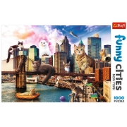 Imagine Puzzle Trefl 1000 Pisicuțe la New York