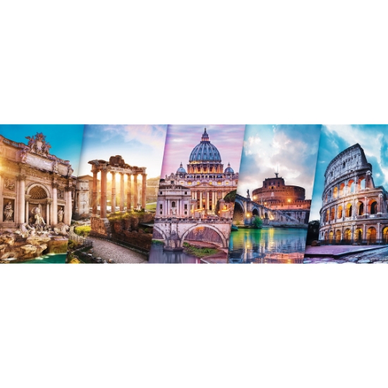 Imagine Puzzle Trefl 500 Panorama Călătorind în Italia