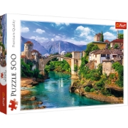 Imagine Puzzle Trefl 500 Pod Vechi Mostar Bosnia