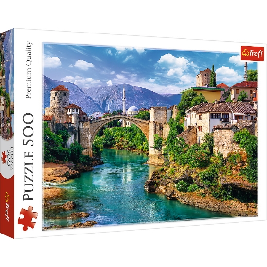 Imagine Puzzle Trefl 500 Pod Vechi Mostar Bosnia