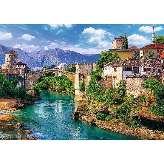 Imagine Puzzle Trefl 500 Pod Vechi Mostar Bosnia