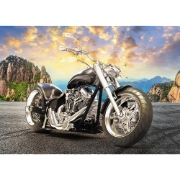 Imagine Puzzle Trefl 500 Motocicleta neagră