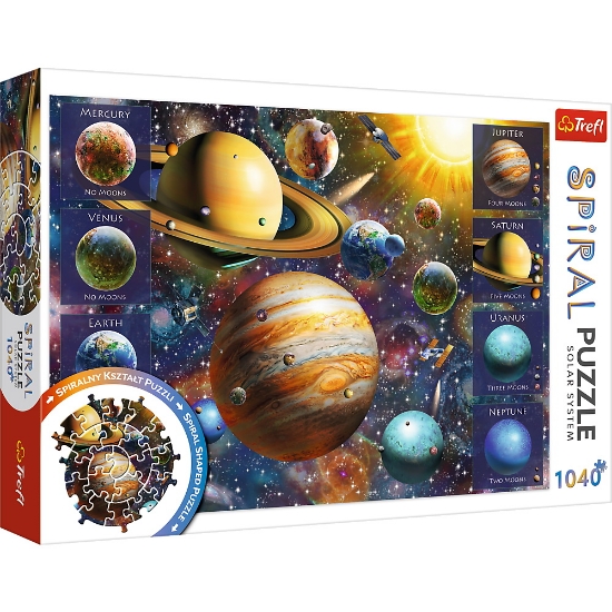 Imagine Puzzle Trefl Spiral 1040 piese Sistemul solar