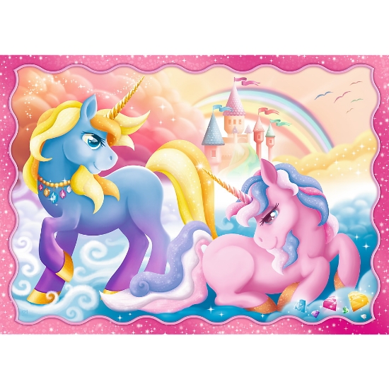 Imagine Puzzle Trefl 4in1 Patrula Unicorni și Magie