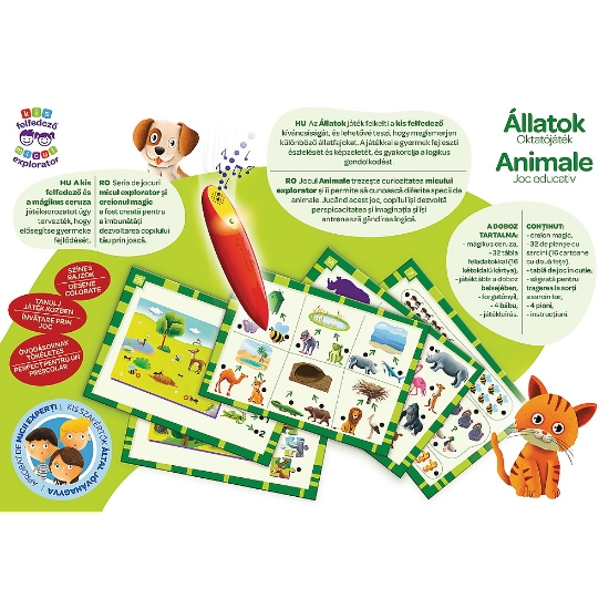 Imagine Joc Animalele cu creion magic