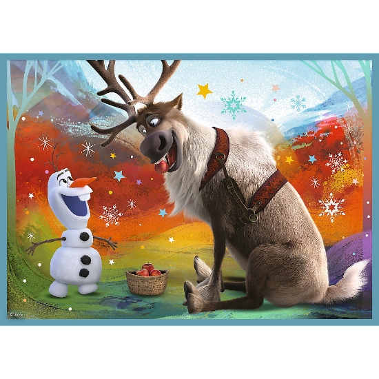 Imagine  Puzzle Trefl 4in1 Frozen 2 – Uimitoarea lume Disney
