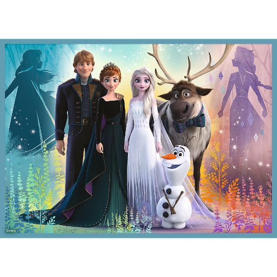 Imagine  Puzzle Trefl 4in1 Frozen 2 – Uimitoarea lume Disney