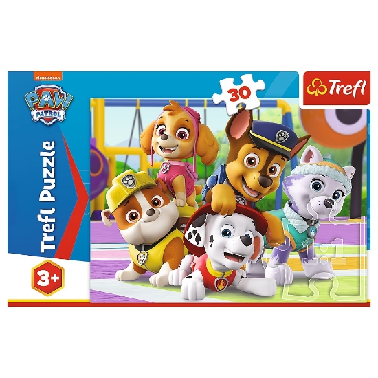 Imagine Puzzle Trefl 30 Patrula Cățelușilor Mereu la timp