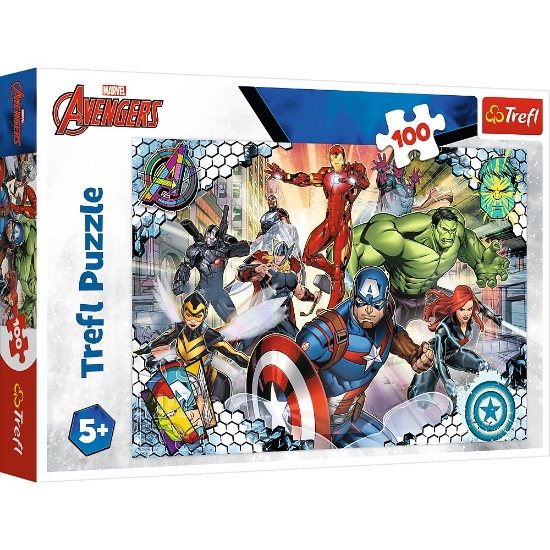 Imagine Puzzle Trefl 100 Avengers Răzbunătorii faimoși