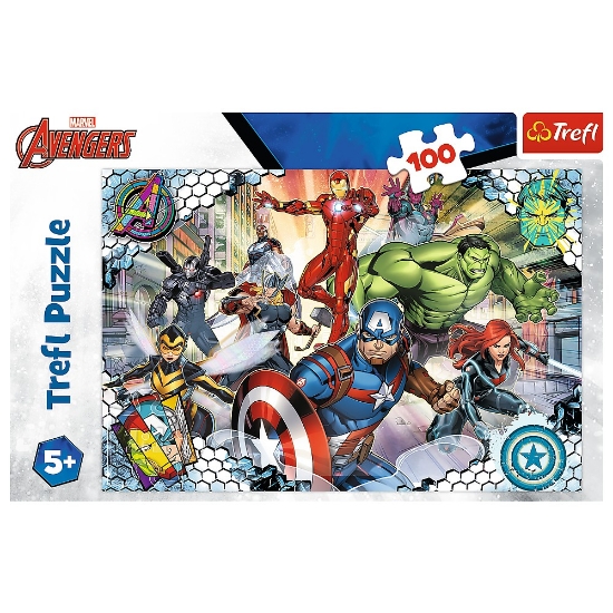 Imagine Puzzle Trefl 100 Avengers Răzbunătorii faimoși