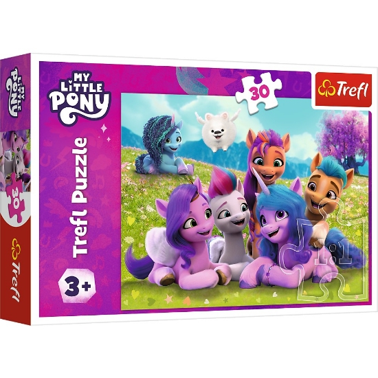 Imagine Puzzle Trefl 30 My Little Pony Poneii prietenoși