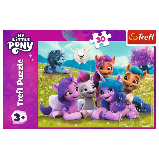Imagine Puzzle Trefl 30 My Little Pony Poneii prietenoși