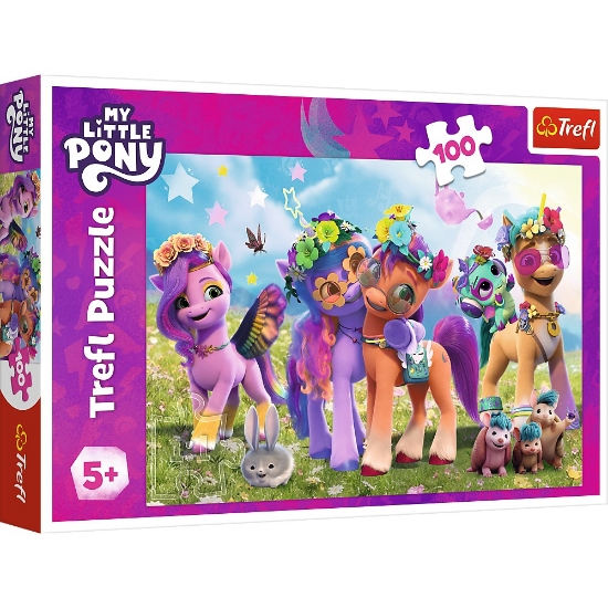Imagine Puzzle Trefl 100 My Little Pony Poneii amuzanți