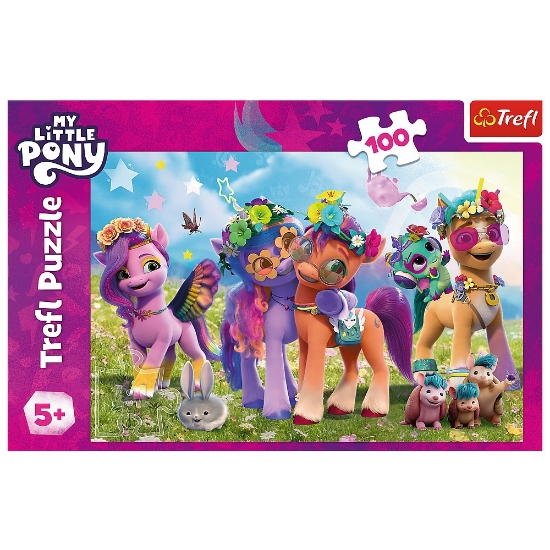 Imagine Puzzle Trefl 100 My Little Pony Poneii amuzanți