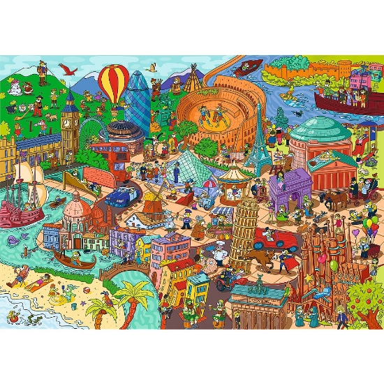 Imagine Puzzle Trefl 500 Spy Guy Obiecte pierdute în Europa