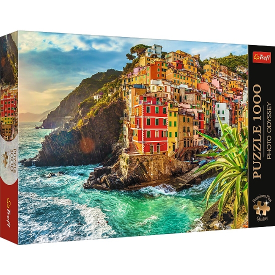 Imagine Puzzle Trefl 1000 Premium Plus Photo Odyssey Orașul Riomaggiore