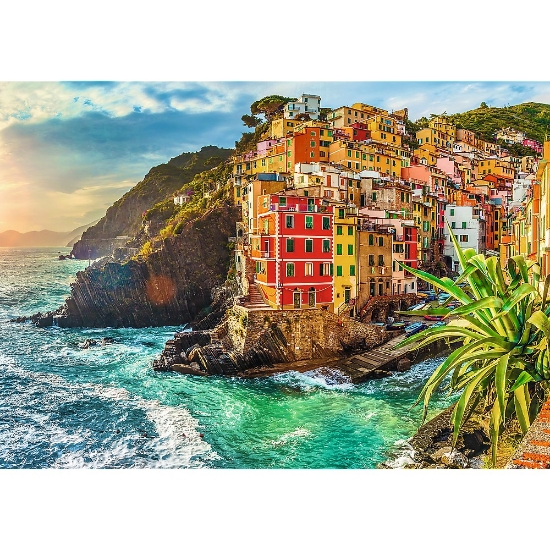 Imagine Puzzle Trefl 1000 Premium Plus Photo Odyssey Orașul Riomaggiore