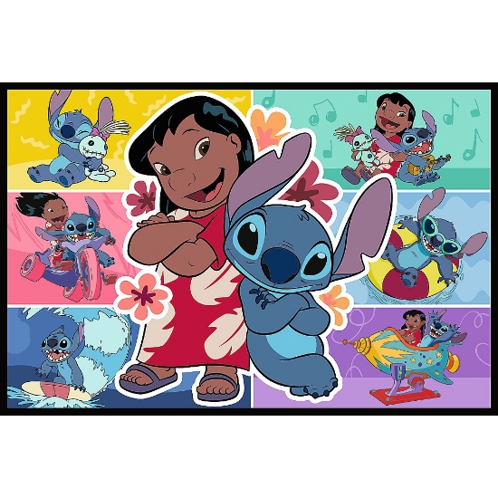 Imagine Puzzle Trefl 2x200 Disney Lilo și Stitch Viața Fericită