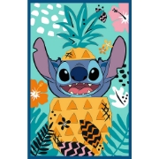 Imagine Puzzle Trefl 3x80 Stitch Lumea lui Stitch