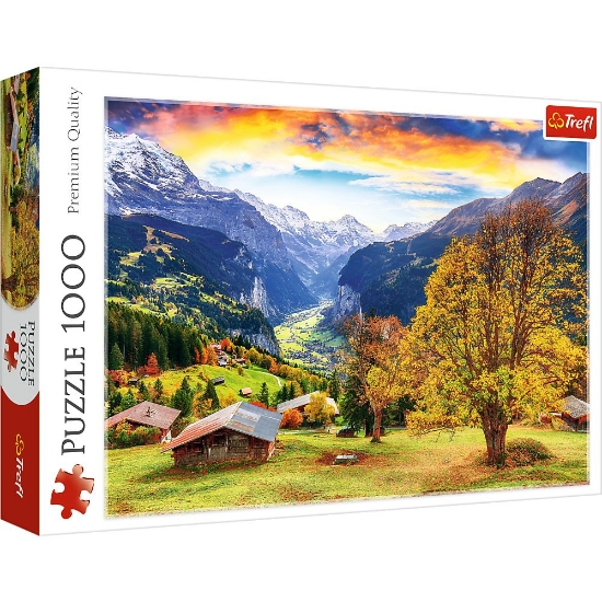 Imagine Puzzle Trefl 1000 Sat alpin pitoresc