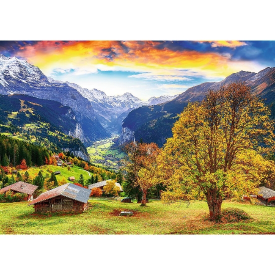 Imagine Puzzle Trefl 1000 Sat alpin pitoresc