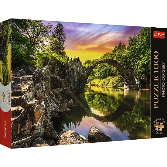 Imagine Puzzle Trefl 1000 Premium Plus Photo Odyssey Podul Rakotz din Kromlau Germania