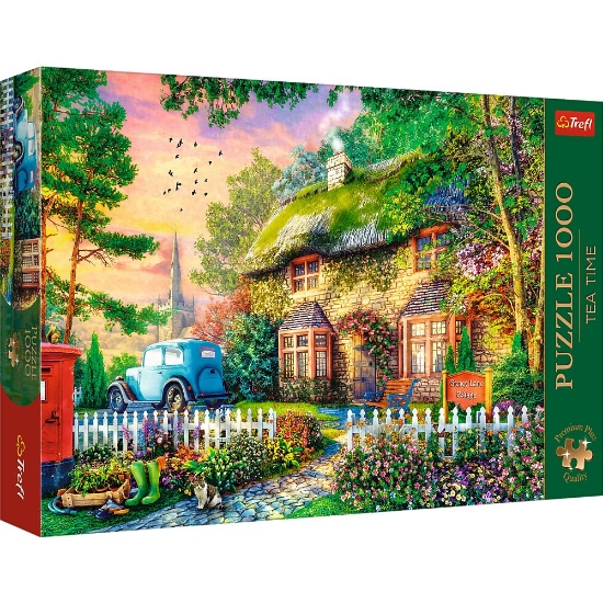 Imagine Puzzle Trefl 1000 Premium Plus Tea Time Căsuța Stoney Lane