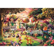 Imagine Puzzle Trefl 1000 Premium Plus Disney Mickey Mouse Petrecere Zi de Naștere