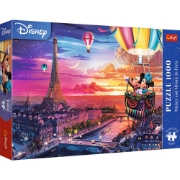 Imagine Puzzle Trefl 1000 Premium Plus Disney Mickey și Minnie în Paris