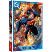 Imagine  Puzzle Trefl 1000 Superman în acțiune