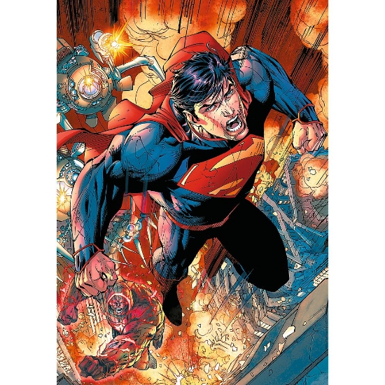 Imagine  Puzzle Trefl 1000 Superman în acțiune