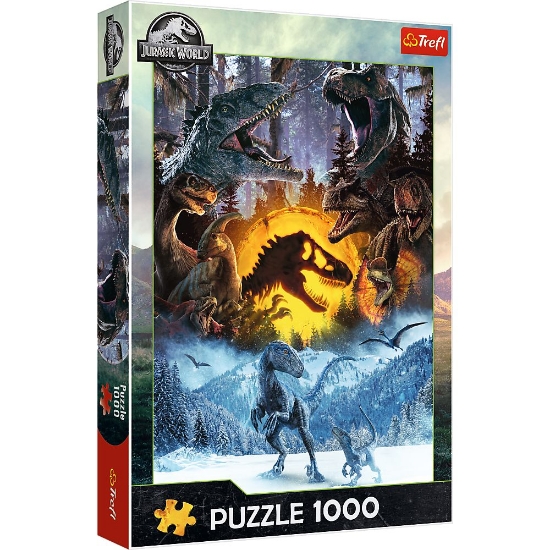 Imagine Puzzle Trefl 1000 Jurassic World în Lumea Jurassic Park