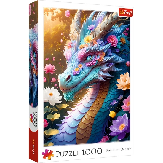 Imagine Puzzle Trefl 1000 Dragonul Colorat