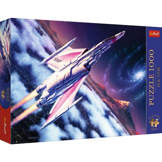 Imagine Puzzle Trefl 1000 Premium Plus Tea Time Zbor în Spațiu