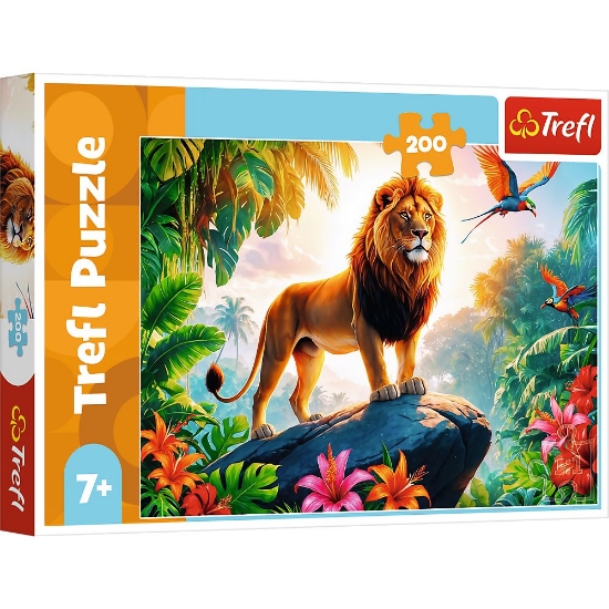 Imagine Puzzle Trefl 200 Regele Junglei